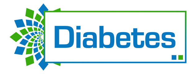 Diabetes Green Blue Circular Bar 