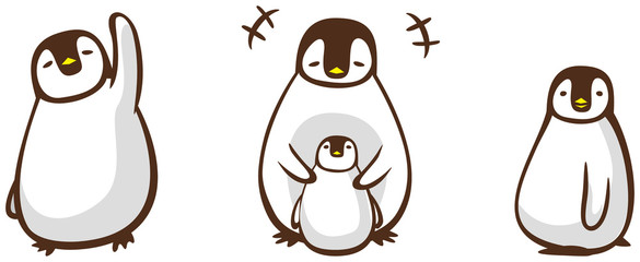 ペンギン　セット © kintomo
