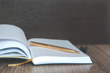 Diary or notebook for thoughts