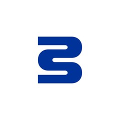 P S PS Initial Alphabet Logo Icon Vector
