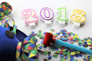 An image of a happy new year party 2018