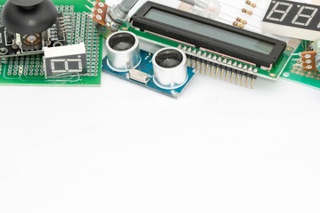 Displays, LCD, PCB, electronic components, joystick