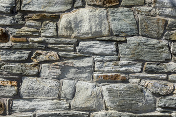 stone wall made of natural stones