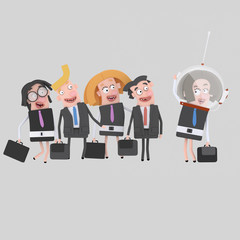 Successful businesspeople
Easy combine! Custom 3d illustration contact me!