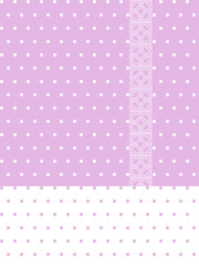 Western Purple Greeting Card Template