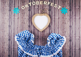 Oktoberfest beer festival background.