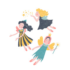 Hand drawn vector fairy