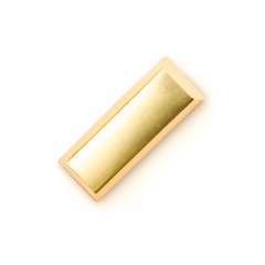 gold bar on white background