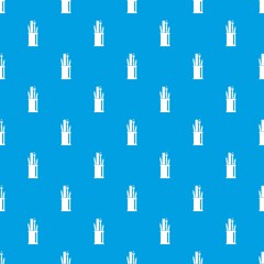 Stationery in cup pattern seamless blue