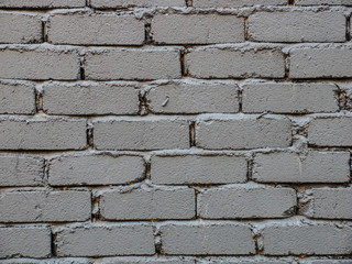 The gray bricks wall as a background