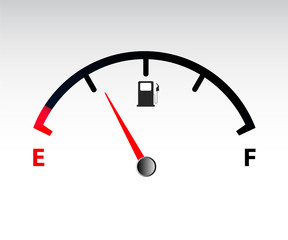 Motor gas gauge.