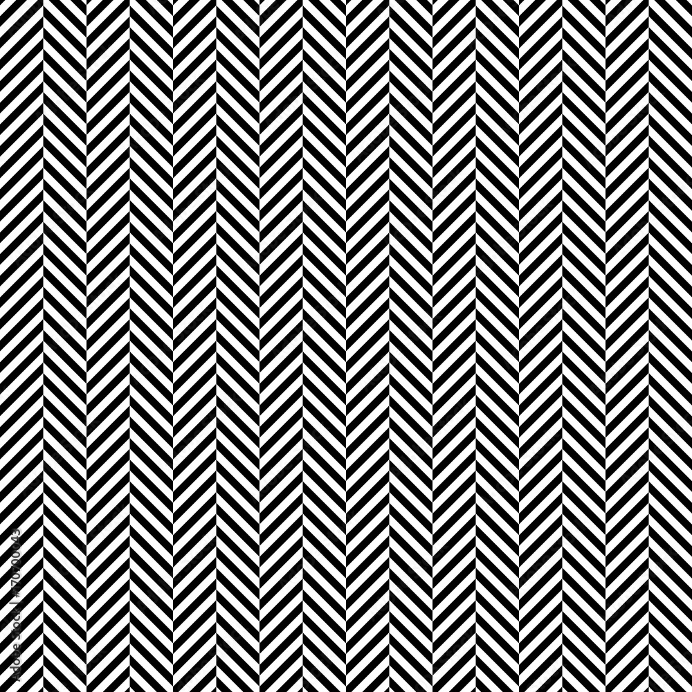 Poster zigzag chevron seamless pattern background. alternate black and whitce color. vector illustration.