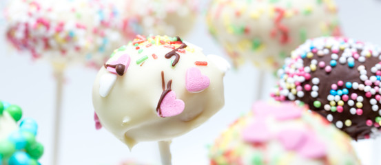 Fototapeta na wymiar Cake Pops Gebäck