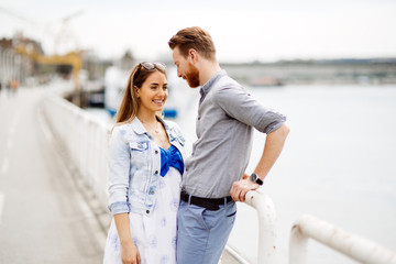 Couple spending time together