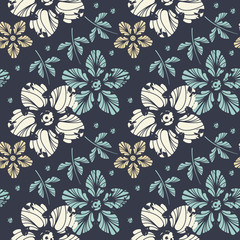 Elegant floral endless pattern - 170704687
