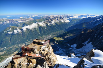 View of Chamonix - Aiguille do Midi