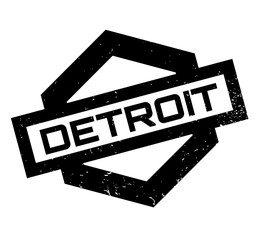 Obraz premium Detroit rubber stamp. Grunge design with dust scratches. Effects can be easily removed for a clean, crisp look. Color is easily changed.