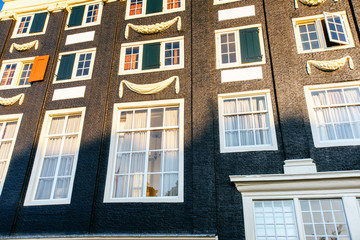 Amsterdam canal at sunset. Amsterdam is the capital and most populous city in Netherlands