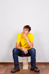 Young Man with a Books