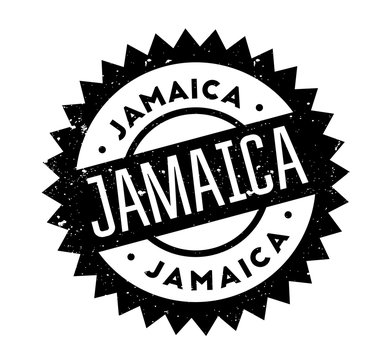 Jamaica rubber stamp. Grunge design with dust scratches. Effects can be easily removed for a clean, crisp look. Color is easily changed.