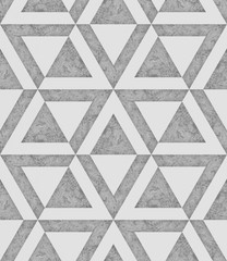 Biały i szary bezszwowy wzór z teksturą betonowa, kątowa grafika, 3d tła ilustracyjny wizerunek - 170708695