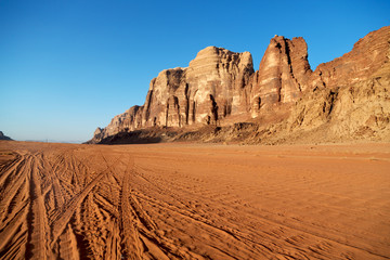 in the desert  sand and mountain adventure destination