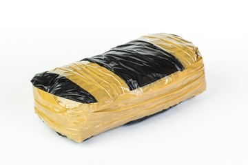 Packaging with drugs.