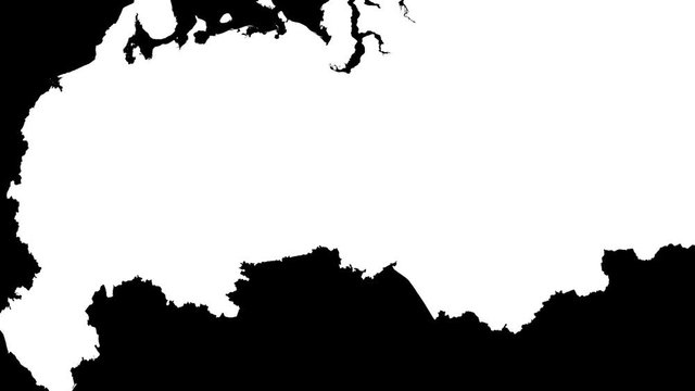 Volgograd - Russia, region extruded. Bumps