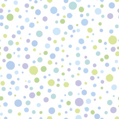 seamless, random polka dots (pattern swatch)