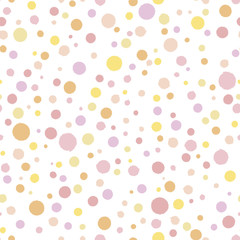 seamless, random polka dots (pattern swatch)