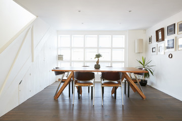 Home Interior With Open Plan Dining Area