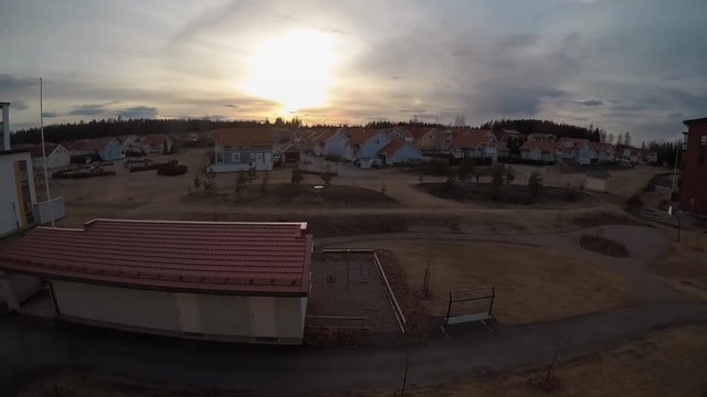 Kerava, Finland in spring timelapse video