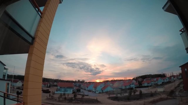 Kerava, Finland in spring timelapse video