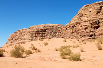 in the desert  sand and mountain adventure destination