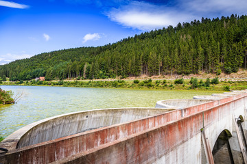 Linachtalsperre im Schwarzwald bei Vöhrenbach