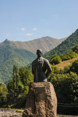 Naklejka premium soviet monument in gudumakari