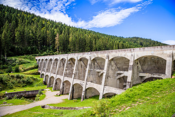 Linachtalsperre im Schwarzwald bei Vöhrenbach