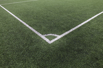 Obraz premium Football corner