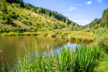 Linachtalsperre im Schwarzwald bei Vöhrenbach