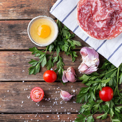 Preparation of sunny side eggs
