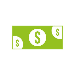banknote money cash currency payment icon vector illustration