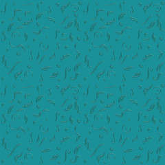 Pattern abstract geometric ornament - turquoise - art creative modern vector illustration