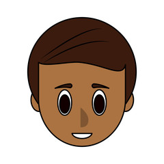 man with dark skin young adult icon image vector illustration design 