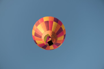 Hot air balloon from below