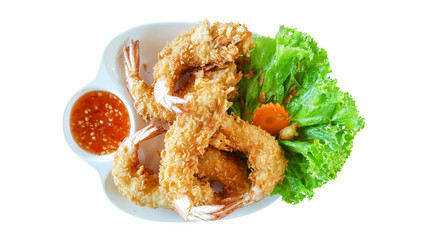 batter-fried prawns, seafood samui