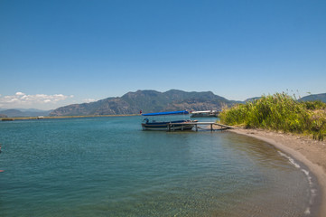 Fototapeta premium Kaunos antique city at Dalyan Turkey