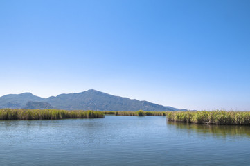 Kaunos antique city at Dalyan Turkey