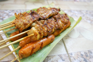 barbecued pork or Chinese barbecue