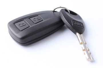 Car Key Remote isolated on white Background