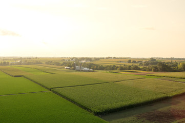 Glow of Evening Sun Aerial © World Travel Photos